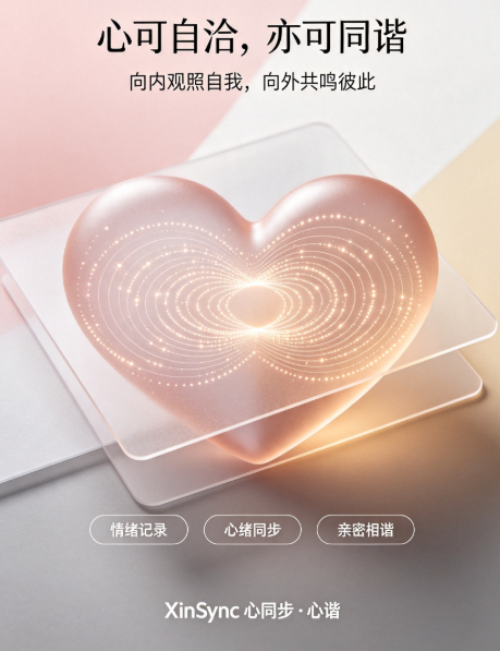 心谐 XinSync APP 首屏界面